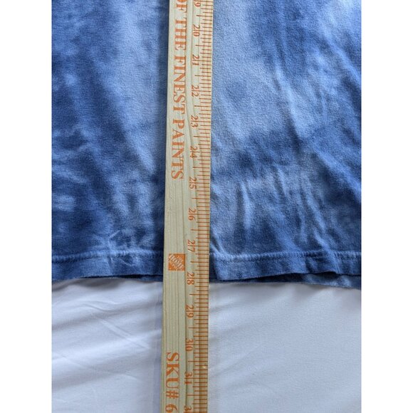 Levis T-Shirt Mens Large Blue Tie-Dye Graphic With Eagle Design 100% Cotton - Picture 3 of 9